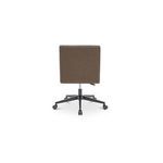 Back view of Sally Office Chair showing smooth back panel and channeling edge on top