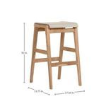 Product Image 5 for Coast Teak 30" Backless Bar Stool from Summer Classics
