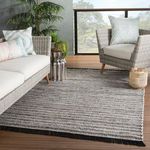 Product Image 7 for Torre Indoor / Outdoor Solid Black / Rust Area Rug from Jaipur 