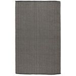 Charlevoix indoor outdoor charcoal rug with handwoven traditional Moroccan pattern and polypropylene weave