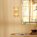 Product Image 2 for Orion Clear Molded Glass Wall Sconce from Jamie Young