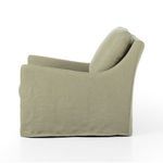 Product Image 4 for Monette Green Linen Slipcover Swivel Chair - Brussels Khaki from Four Hands