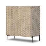 Product Image 13 for Raffael Carved Stonewash Grey Bar Cabinet from Four Hands