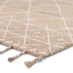 Product Image 7 for Nikki Chu by Rhea Handmade Trellis Tan / Ivory Rug 8' x 10' from Jaipur 