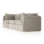 Product Image 3 for Andre Slipcover 3-Piece Sectional - Broadway Stone from Four Hands
