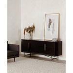 Product Image 7 for Sicily 4 Door Black Sideboard from Moe's
