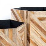 Product Image 6 for Oswell Planters, Set Of 2 Teak from Four Hands