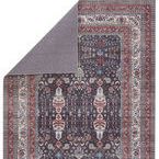 Calla Oriental Blue/ Red Rug | Scout & Nimble