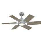 Product Image 1 for Farmhouse Ii 44" Weathered Oak Ceiling Fan from Savoy House 