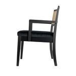 Side profile of Bramblewood Arm Chair showcasing armrest and slightly angled back legs