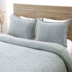 Product Image 2 for Harbour Cotton Standard Sham - Sea Glass from Pom Pom at Home