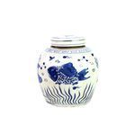 Product Image 1 for Blue & White Ming Jar Fish Motif from Legend of Asia