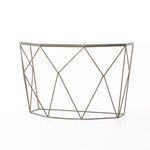 Product Image 6 for Geometric Console Table Antique Brass from Four Hands
