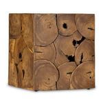 Product Image 13 for Tomlin Brown Teak Outdoor End Table from Four Hands