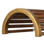 Product Image 6 for Woodbine Rectangular Wood and Wrought Iron Chandelier from Currey & Company