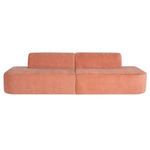 Isla Sofa showing front view with symmetrical design and softly rounded corners