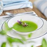 Product Image 2 for Beja Ceramic Stoneware Plate, Set of 6 - White & Blue from Costa Nova