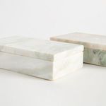 Product Image 3 for Johanna Marble Lidded Boxes, Set Of 2 from Napa Home And Garden