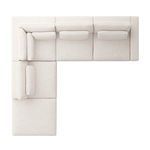 Product Image 17 for Bloor 4 Pc Raf Sectional W/ Ottoman Esse from Four Hands