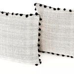 Product Image 4 for Black Fringe Trim Pillow, Set Of 2 from Four Hands