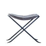 Product Image 1 for Nomad Leather Folding Stool from Creative Co-Op