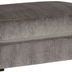 Lucca Modular Sectional Bumper in Veto Smoke with plush velvet upholstery and clean, contemporary silhouette