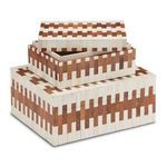 Product Image 2 for Tia Wood & Bone Box, Set of 2 from Currey & Company