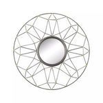 Product Image 1 for Cyclosa Aged Iron With Gold 18 Inch Metal Wall Mirror from Elk Home