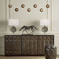 Product Image 18 for Kendall Dark Brown Oak Geometric Credenza from Currey & Company