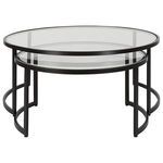 Product Image 5 for Rhea Black Nesting Coffee Tables Set of 2 from Uttermost