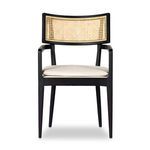 Product Image 4 for Britt Black Cane Dining Armchair - Brushed Ebony from Four Hands