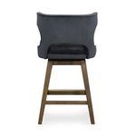Product Image 5 for Task Modern Velvet Shadow Swivel Stool from Four Hands