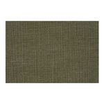 Close-up detail of olive green chenille fabric texture on Hutton sectional