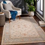 Product Image 3 for Avant Garde Woven Light Blue / Beige Rug - 7'10" Round from Surya