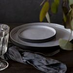 Product Image 3 for Lagoa Eco Gres Bread Plate, Set of 6 - White from Costa Nova