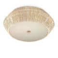 Product Image 3 for Antibes White Flush Mount from Currey & Company