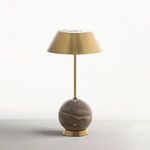 Product Image 1 for Firefly Antique Brass Table Lamp Marron Imperial Brown from Gabby