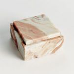 Product Image 2 for Jaqueline Marble Square Lidded Box Short from Napa Home And Garden
