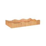 Product Image 2 for Rectangle Scalloped Edge Tray In Rattan from Worlds Away