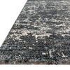Close-up angled view showing dense, plush pile and edge detail of Augustus Denim Rug