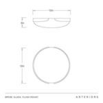 Product Image 11 for Elara Flush Mount from Arteriors