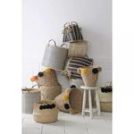 Product Image 7 for Jude Pom Poms Seagrass Baskets (Set Of 2 Sizes) from Creative Co-Op