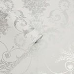 Product Image 1 for Laura Ashley Josette Damask Metallic Wallpaper from Graham & Brown
