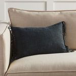 Product Image 5 for Majere Solid Navy Pillow from Jaipur 