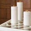 Product Image 4 for White Bamboo Canisters, Set of 3 from Chelsea House
