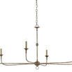 Product Image 2 for Nottaway Chandelier Pyrite Bronze from Currey & Company