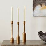 Product Image 1 for Inge Taper Decorative Candle Holders, Set Of 3 from Napa Home And Garden