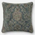 Product Image 3 for Dr. G Grey / Blue 18" X 18" Pillow from Loloi