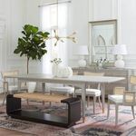 Product Image 7 for Bertram Soft Gray Wooden Dining Table from Villa & House