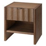 Product Image 4 for Finley Small Fluted Brown Sugar Oak Nightstand from Jamie Young